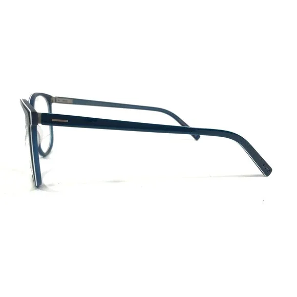 Morel Eyeglasses Frames LIGHTEC 8108L BB011 Blue Round Full Rim 52-16-135 - Picture 5 of 12